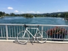 Gutes Fahrrad für die schnellen Fahrten durch die Stadt: